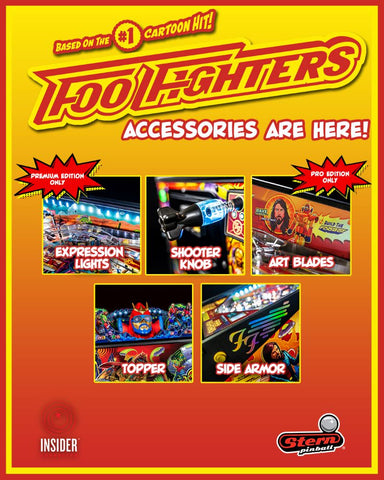 Stern Pinball has Announced Foo Fighters Accessories