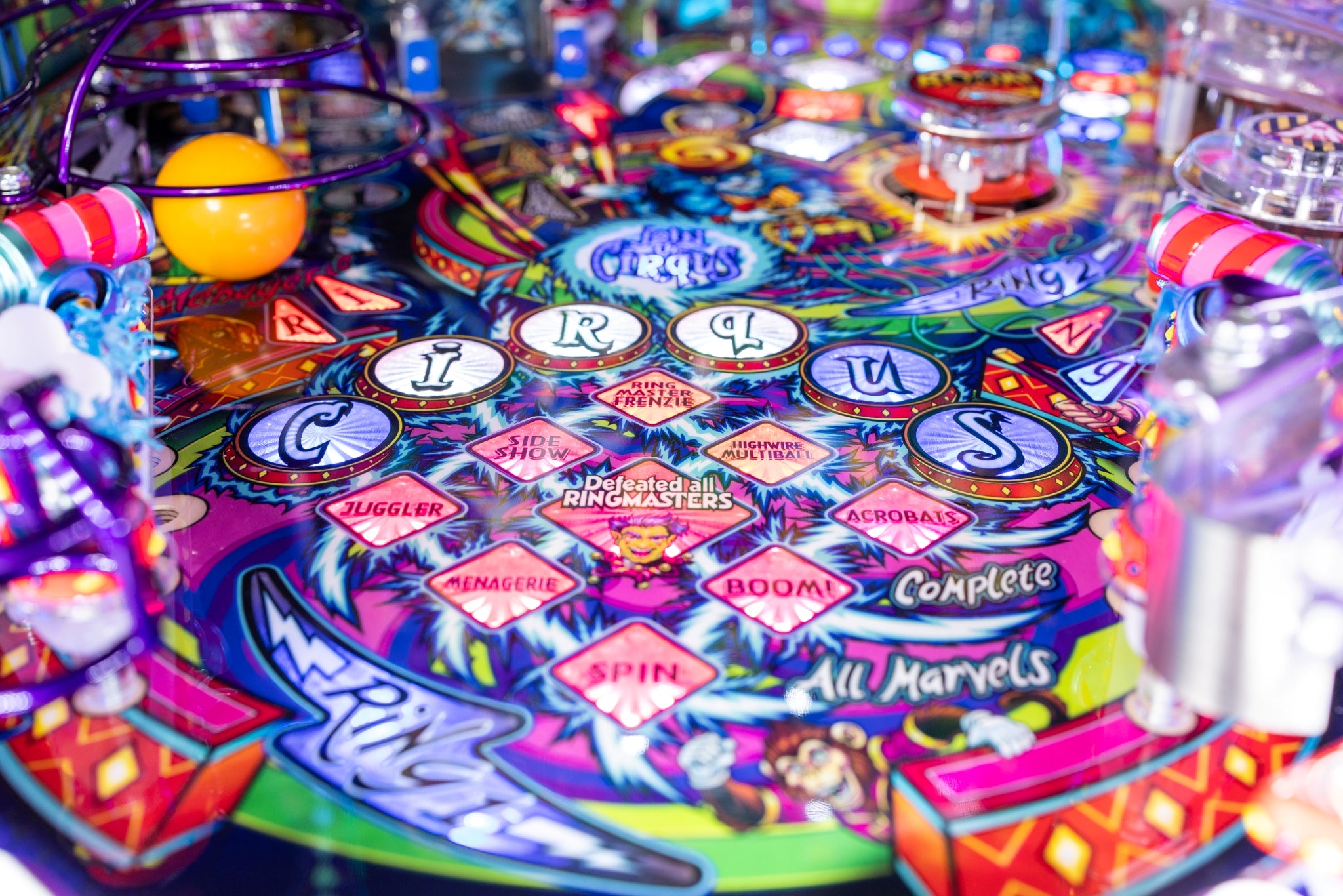 Cirqus Voltaire Ringmaster Edition Pinball Machine