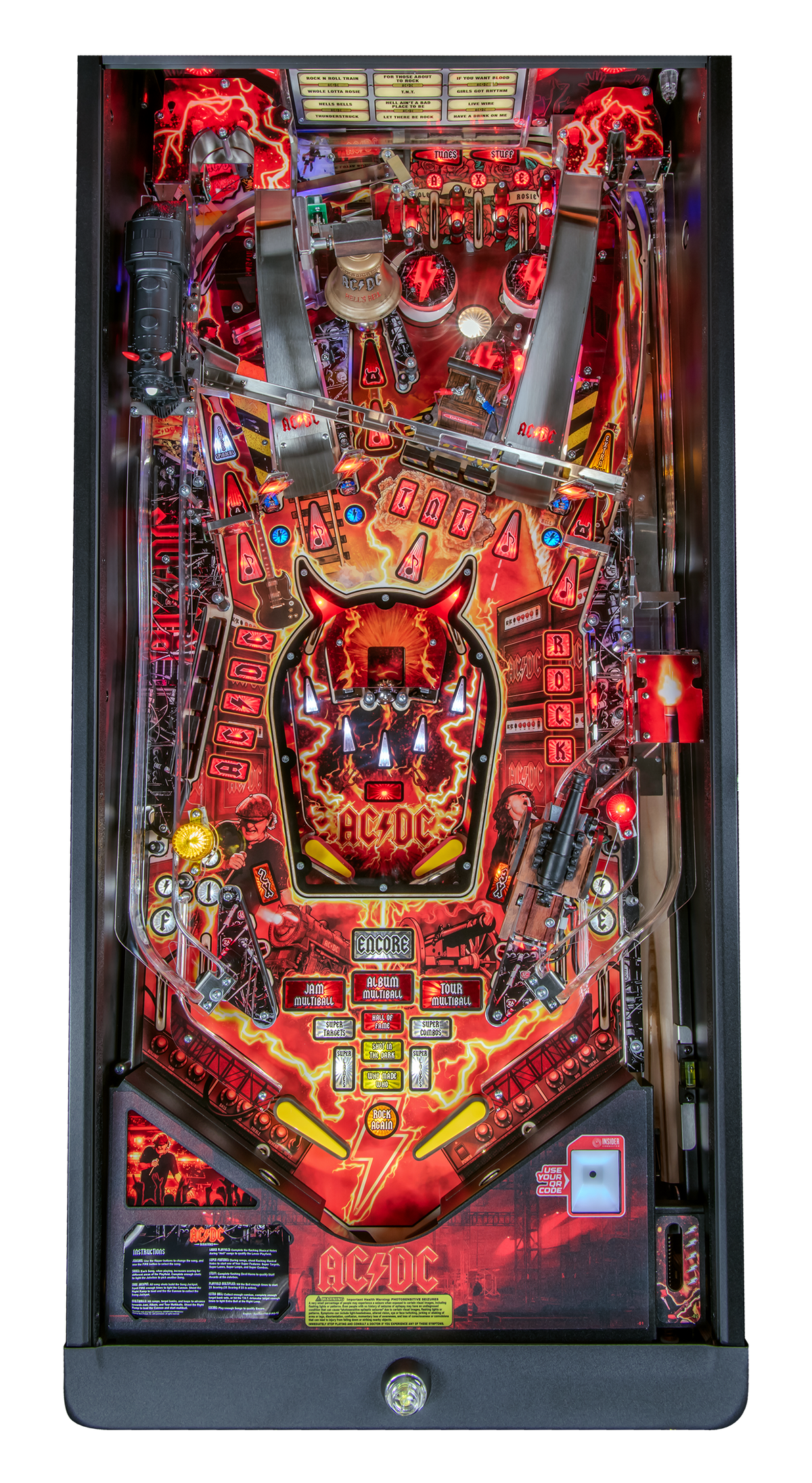 AC/DC Remastered Premium Pinball Machine