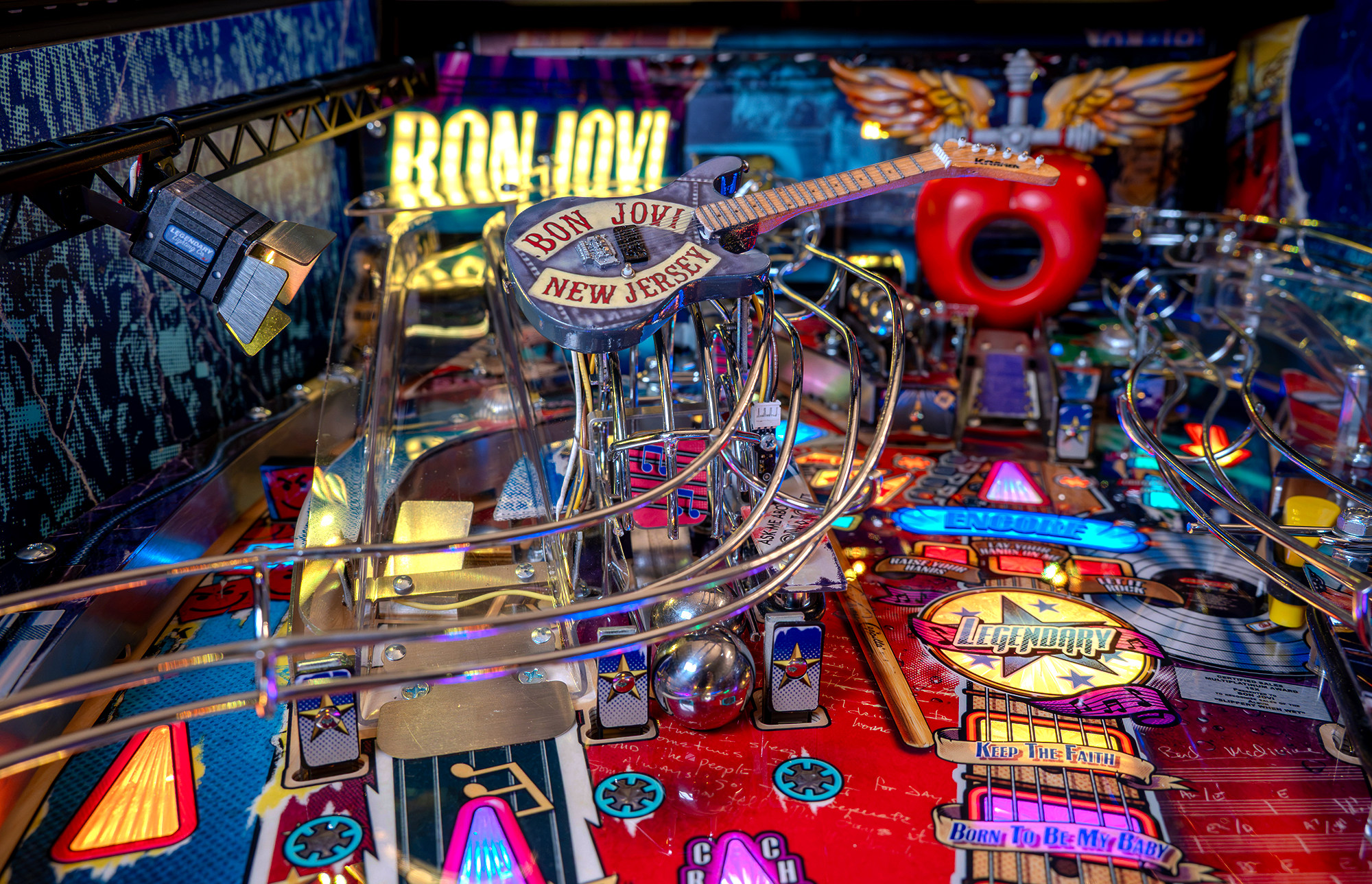 Bon Jovi Pinball Machine