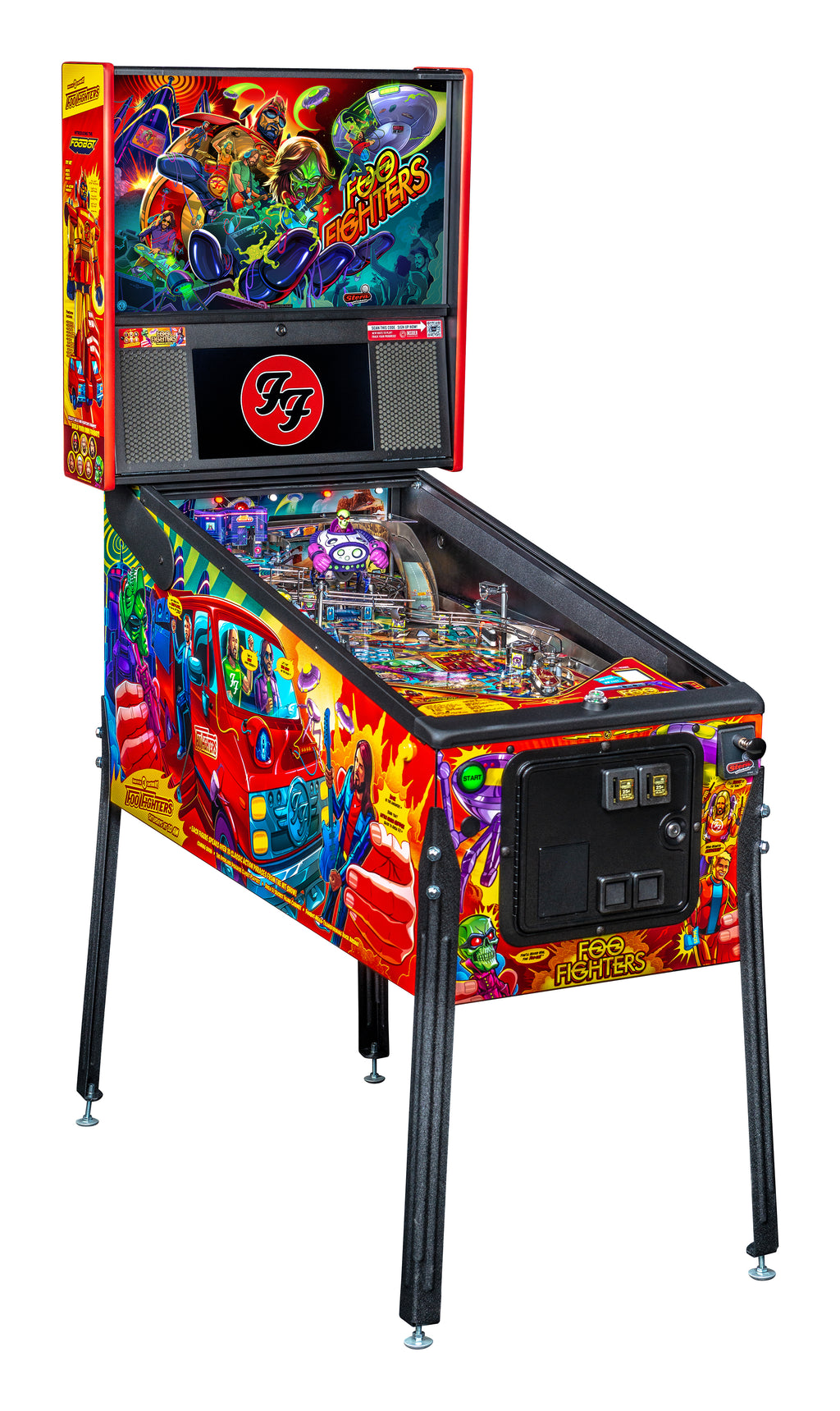 Foo Fighters Premium Pinball Machine