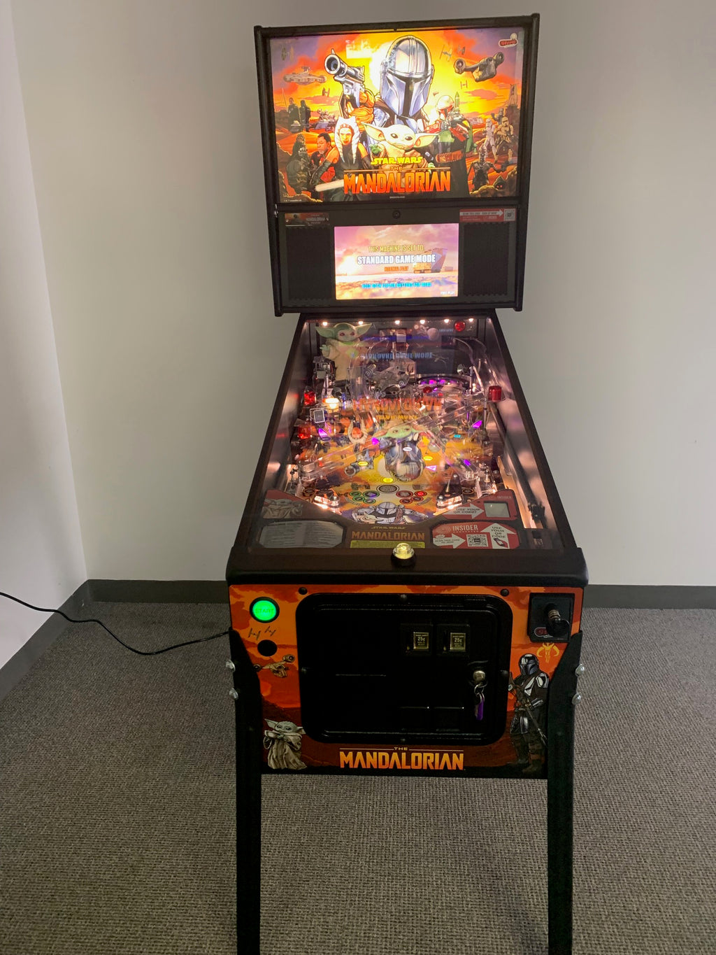 The Mandalorian Pro Pinball Machine - Used