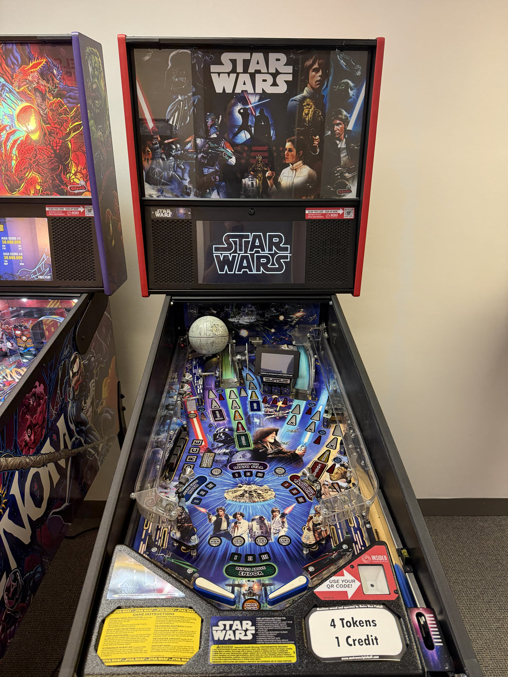 Star Wars Pro 2017 Pinball Machine - Used