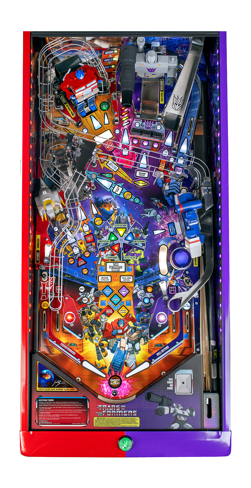 Transformers Limited Edition Pinball Machine PREORDER